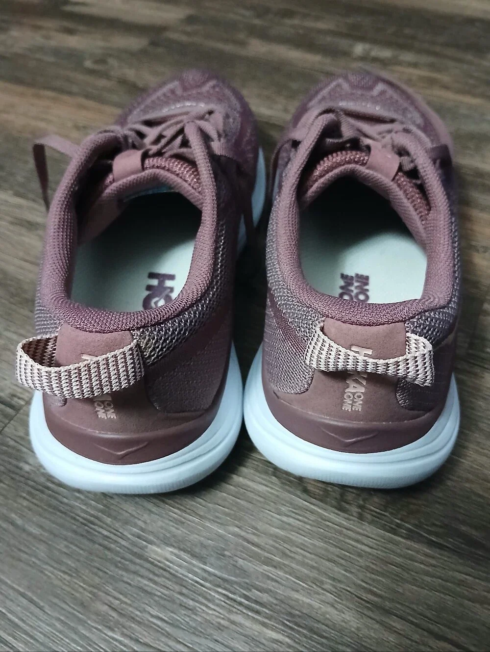Hoka One One Hupana Women's Dusty Brown Knit Sneakers
